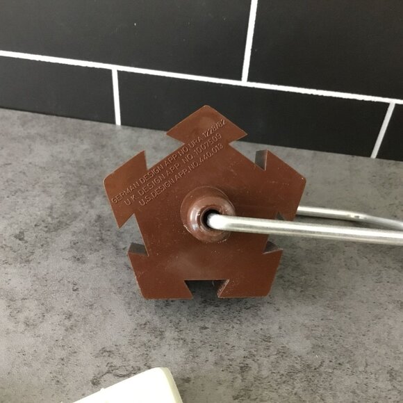 Vintage West German Cookie Cutter Wheel 10 Shapes Rolling Baking Tool 1980s - Picture 3 of 9